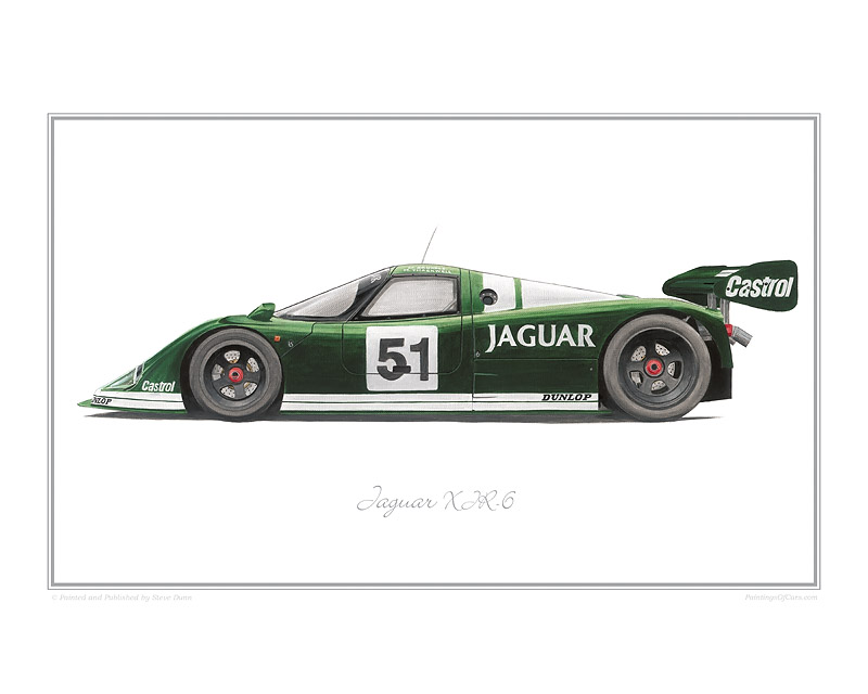 Jaguar XJR-6 Car print